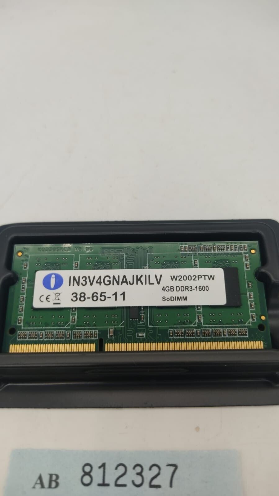 DDR3 Memory Upgrade 4GB Notebook 1600MHz PC3-12800 IN3V4GNAJKILV Laptop