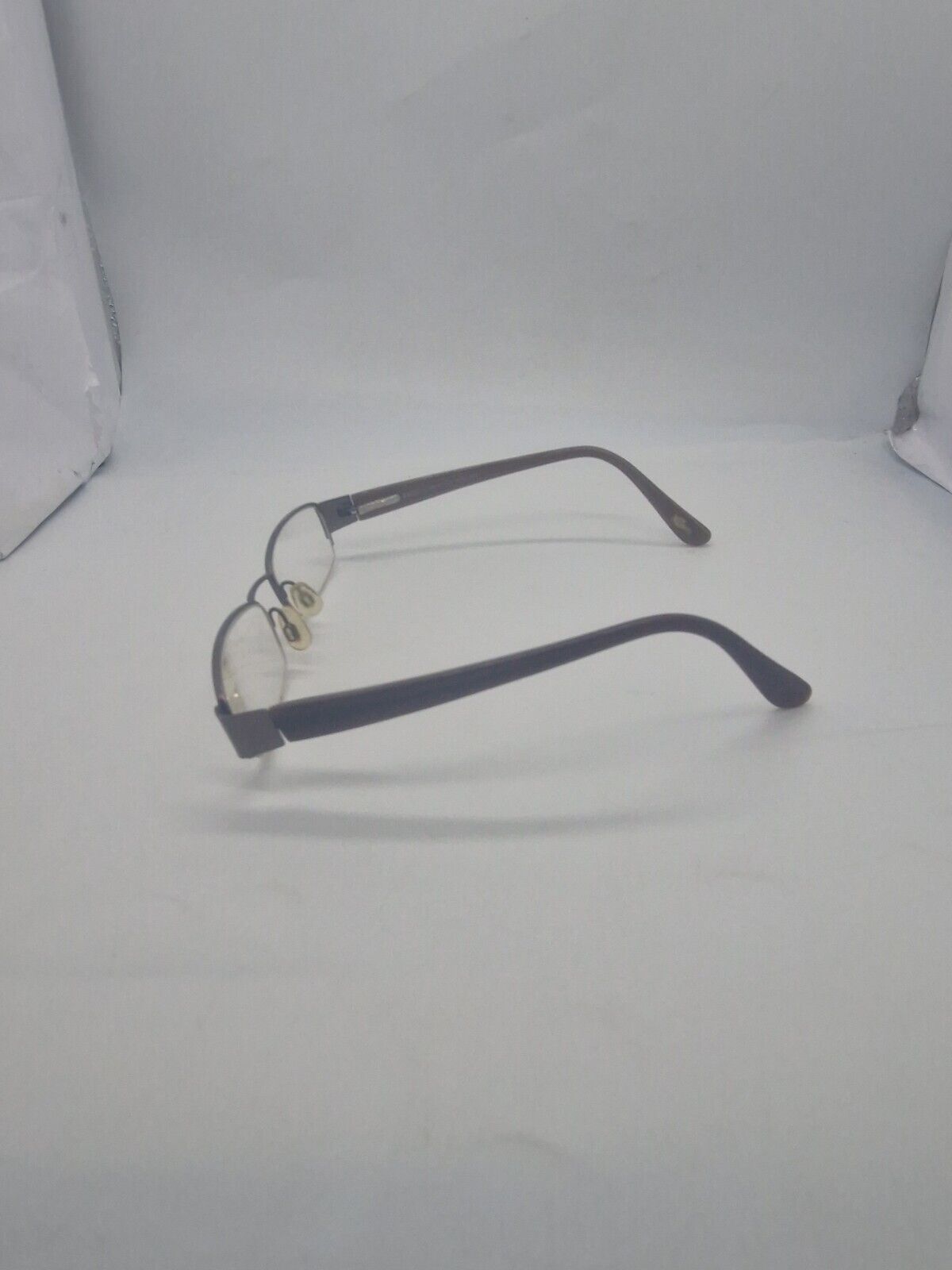 X-EYES eyeglasses BROWN RECTANGLE glasses frame MOD: 022