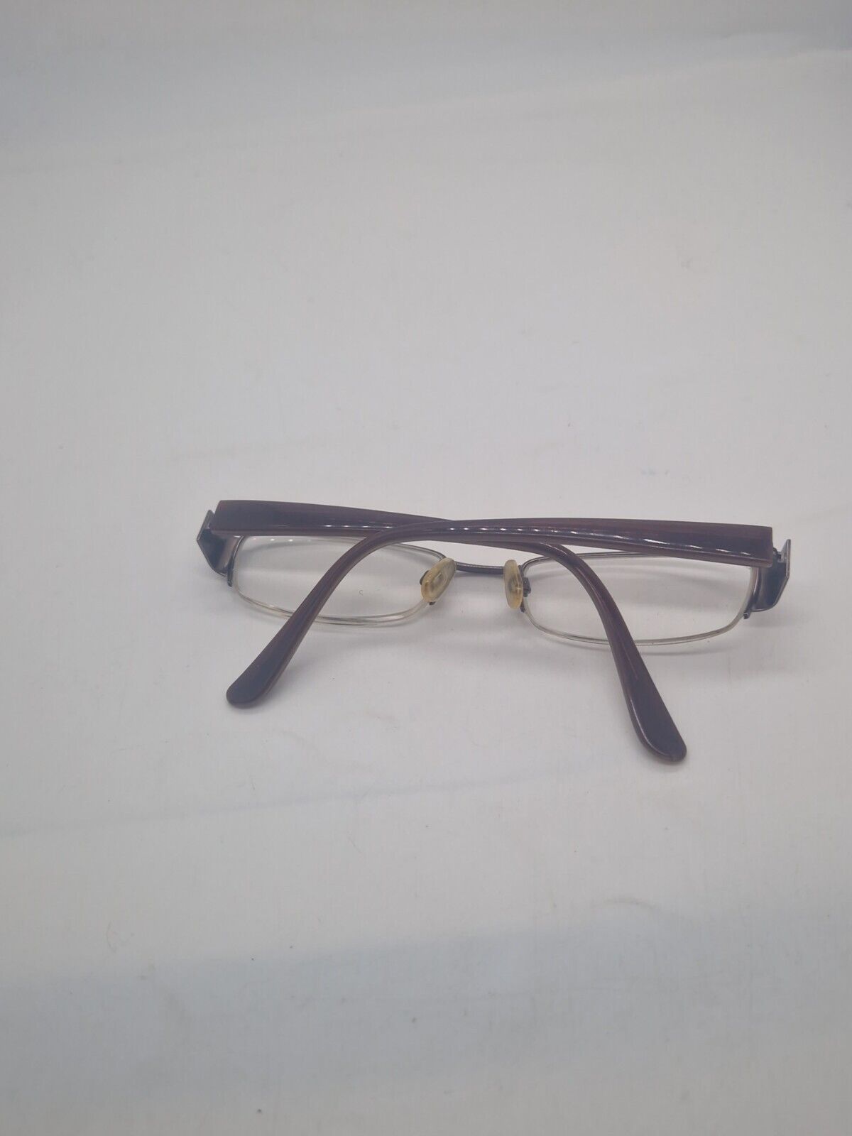 X-EYES eyeglasses BROWN RECTANGLE glasses frame MOD: 022