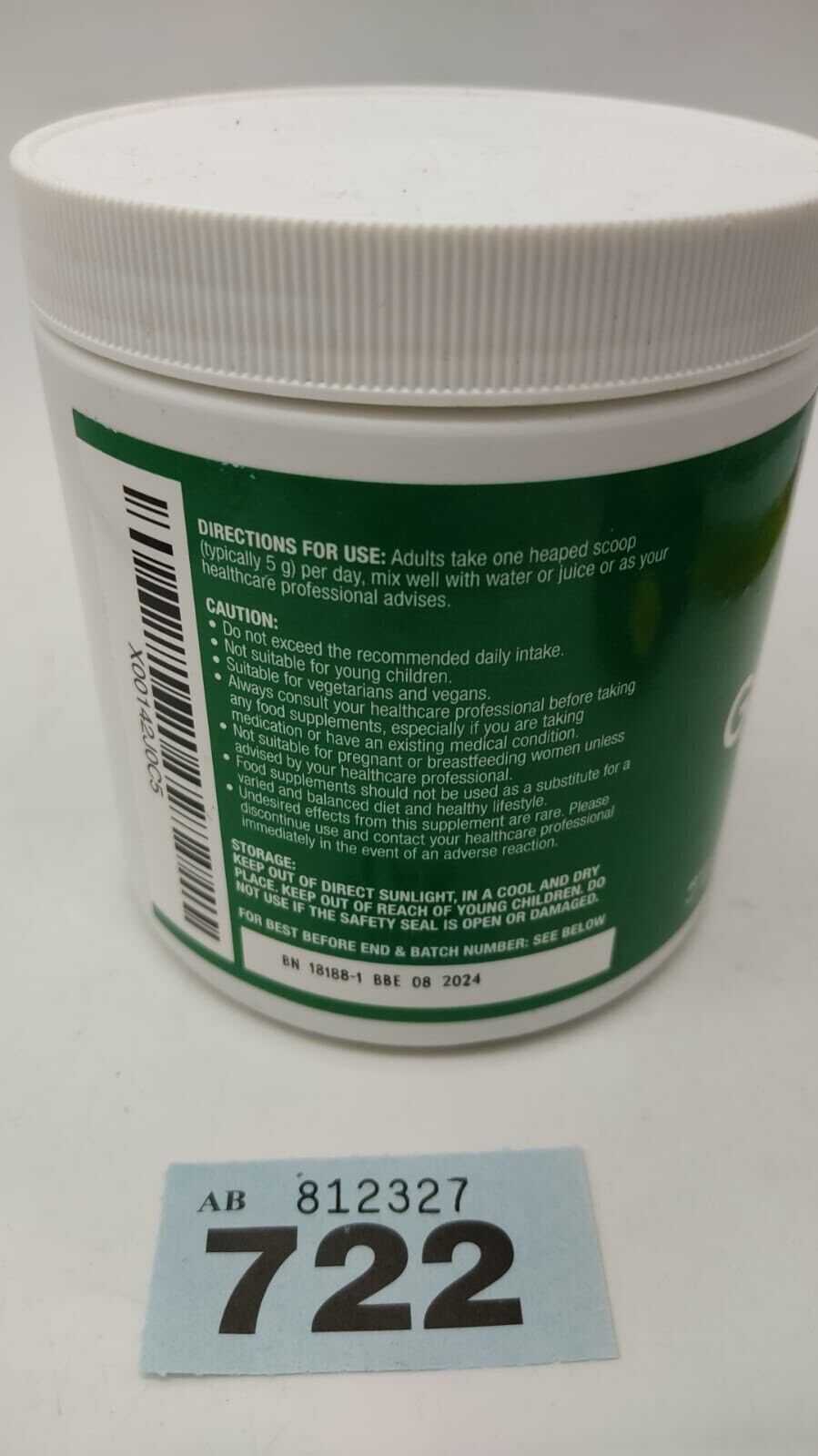 Super Greens Powder 17 Superfoods Powder 300g 60 Servings Vitamin & Minerals