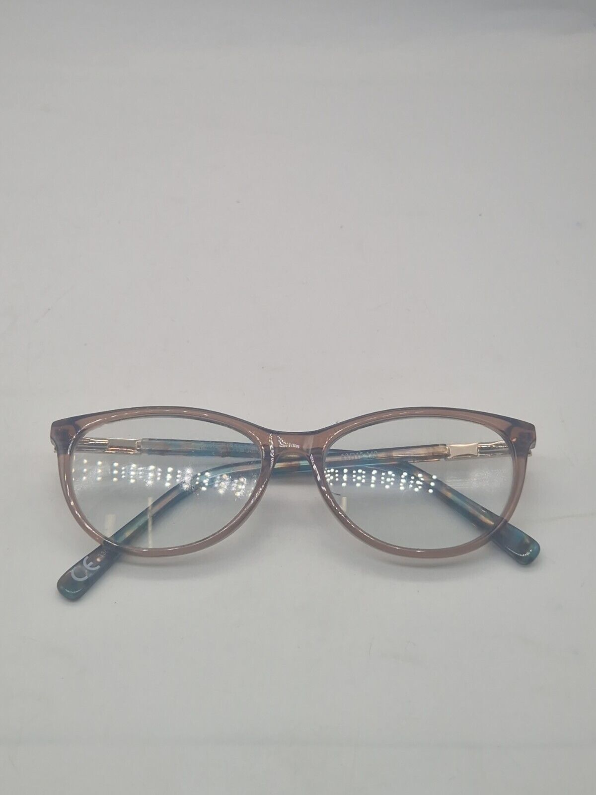 BOOTS eyeglasses BROWN CAT EYE glasses frame MOD: F1931