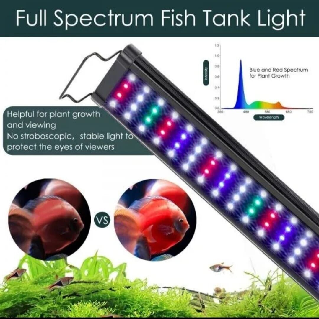 Aqqa Classic Led Aquarium Light 25w 80cm Fishtank