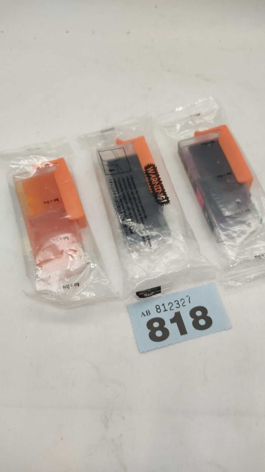 Set of 3 Unbranded Canon 551 XL Printer Ink Cartridges Black, Magenta and Yellow