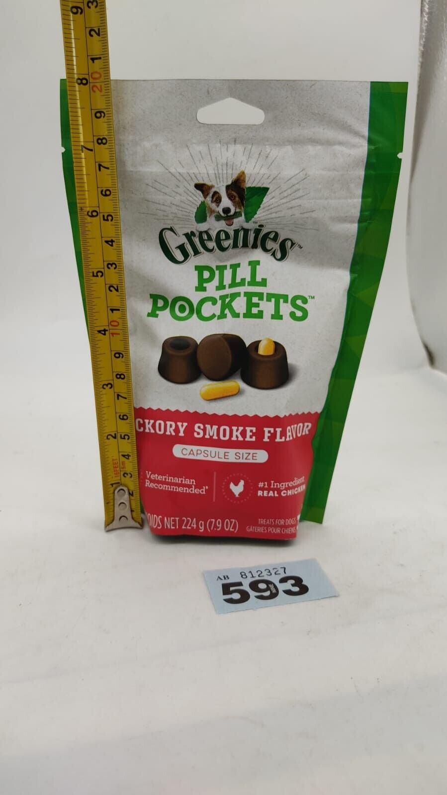 GREENIES Pill Pockets Tablet Size Dog Treats Hickory Smoke Flavor