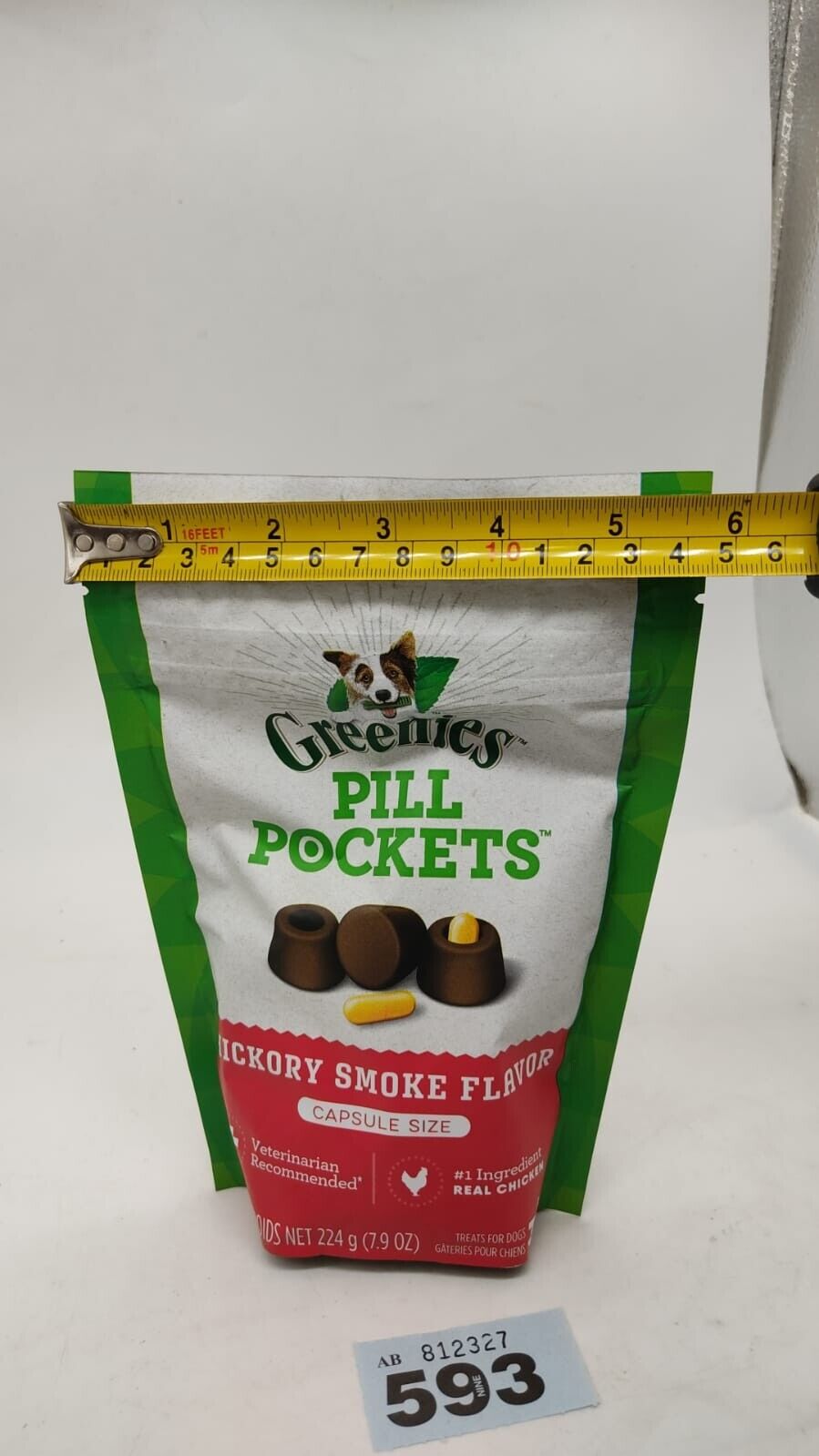 GREENIES Pill Pockets Tablet Size Dog Treats Hickory Smoke Flavor