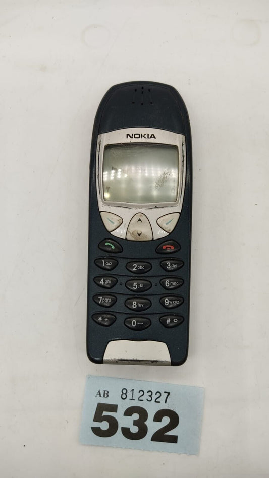 Nokia 6210 Phone, High Capacity Battery, Black - Working, No Charger - Vintage