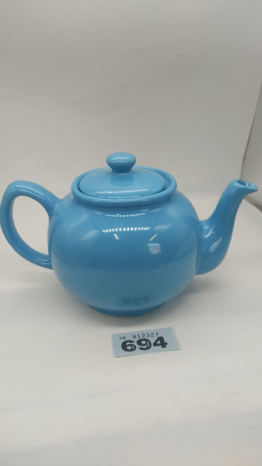 Vibrant Blue Fine Stoneware Teapot by Price and Kensington