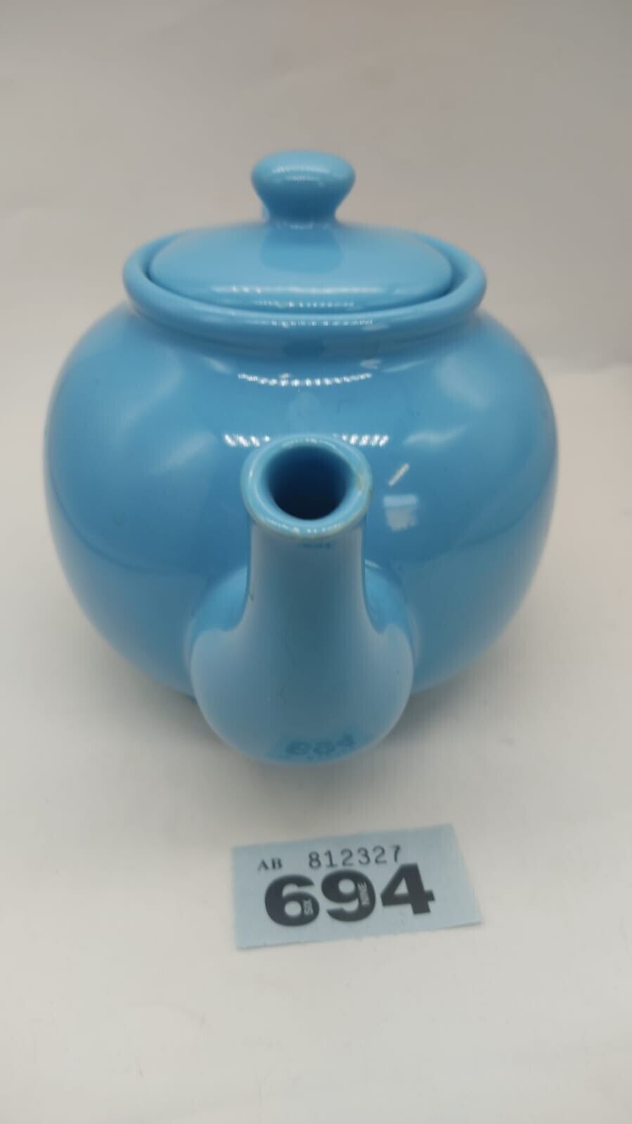 Vibrant Blue Fine Stoneware Teapot by Price and Kensington