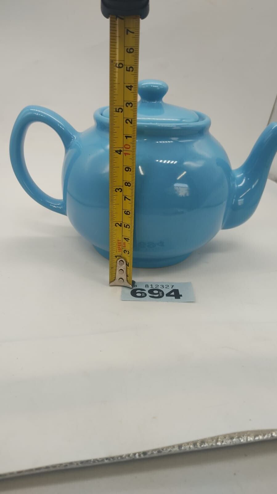 Vibrant Blue Fine Stoneware Teapot by Price and Kensington