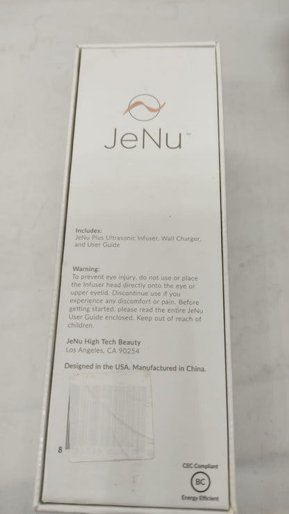 Jenu Plus Ultrasonic Infuser, Wall Charger & User Guide