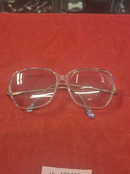 Pennine Diamond Daisy Blue Eyeglasses Frame Clear Square Glasses Frame Only