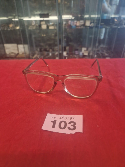 Retro SPECSAVERS 173C152 Eyeglasses Clear Brown Glasses Frame MOD: 802R GY12