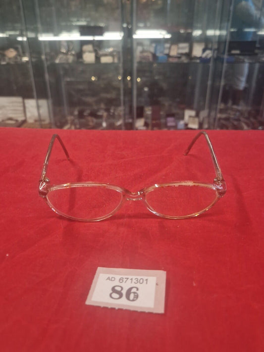 Boots Peggy C2 Glasses Frames Brown Clear Full Rim Eyeglasses Spectacles Frames