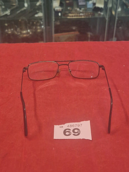 SPECSAVERS eyeglasses BLACK RECTANGLE glasses MOD: TUDOR 24814584 Frames Only