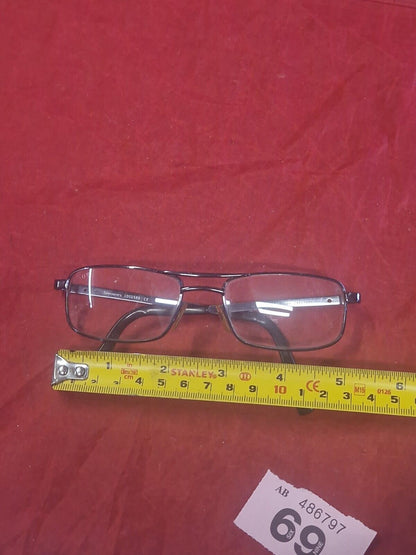 SPECSAVERS eyeglasses BLACK RECTANGLE glasses MOD: TUDOR 24814584 Frames Only