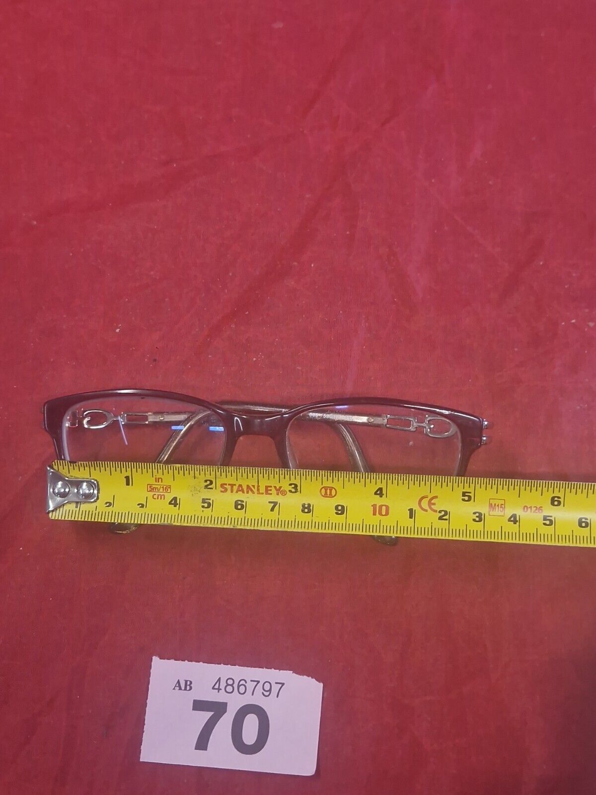 GUESS Brown Metal Plastic Rectangular Glasses GU2677 50-17-135 Frames Only