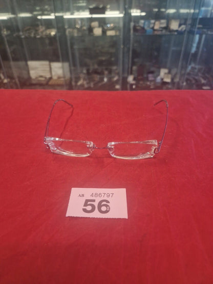 Stepper SI-3601 Semi-Rimless Used Eyeglasses Frames ONLY  - Eyewear