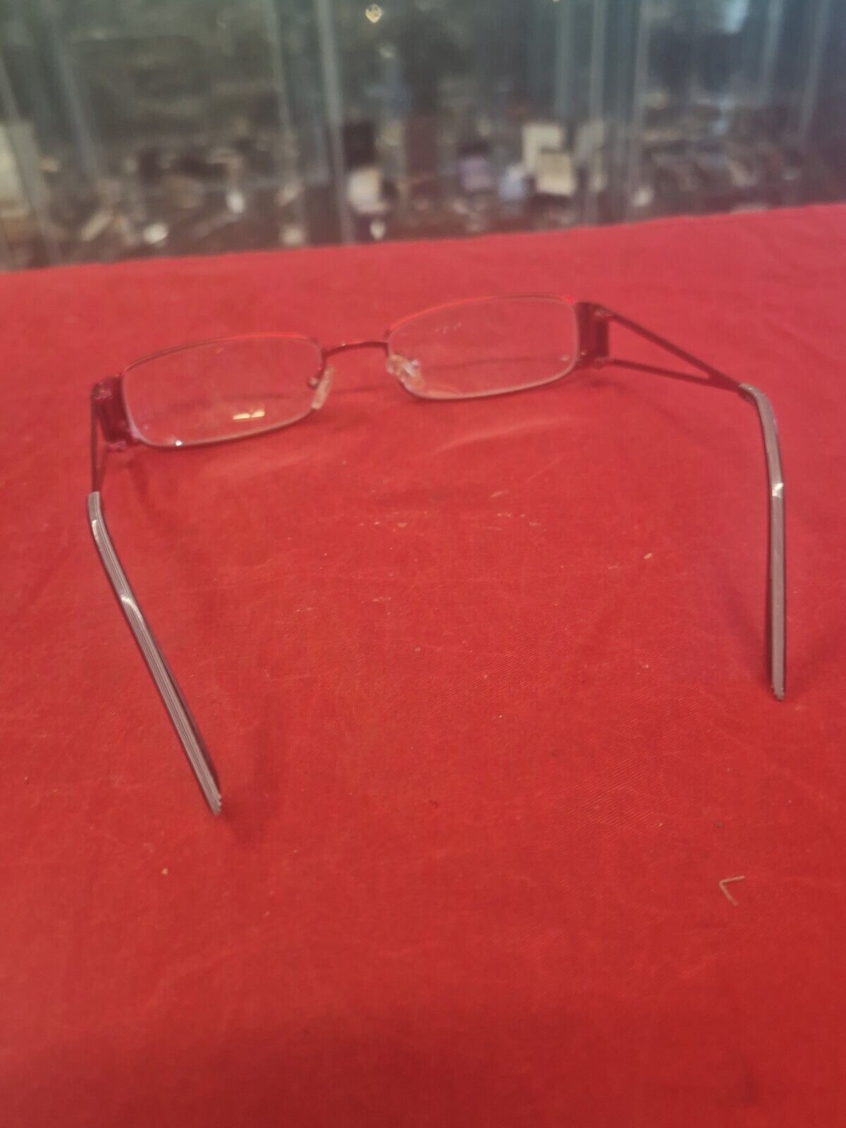 DUNELM eyeglasses RED RECTANGLE Womens glasses frame MOD: CASSIE C2