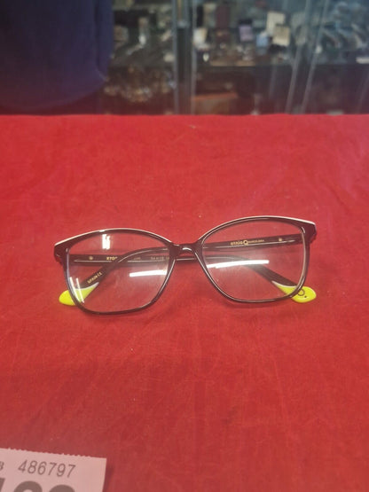 Glasses ETNIA BARCELONA Black Full Rim Etosha BKWH Frames Only MOD: BKFAJ0030