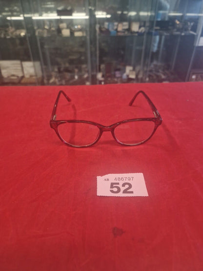 Eyespace Zips ZP4084 C2 Red Frame Full Rim Eyeglasses Frame Only 53-17-135mm