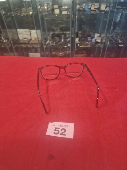 Eyespace Zips ZP4084 C2 Red Frame Full Rim Eyeglasses Frame Only 53-17-135mm