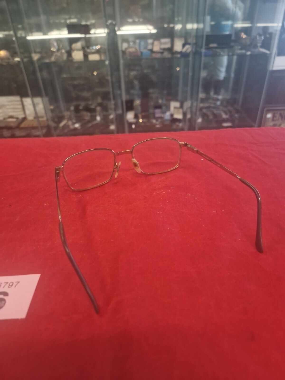 Hero 4033A Full Rim Gold Used Eyeglasses Frames Only International Eyewear