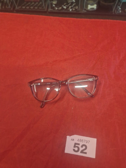 Eyespace Zips ZP4084 C2 Red Frame Full Rim Eyeglasses Frame Only 53-17-135mm