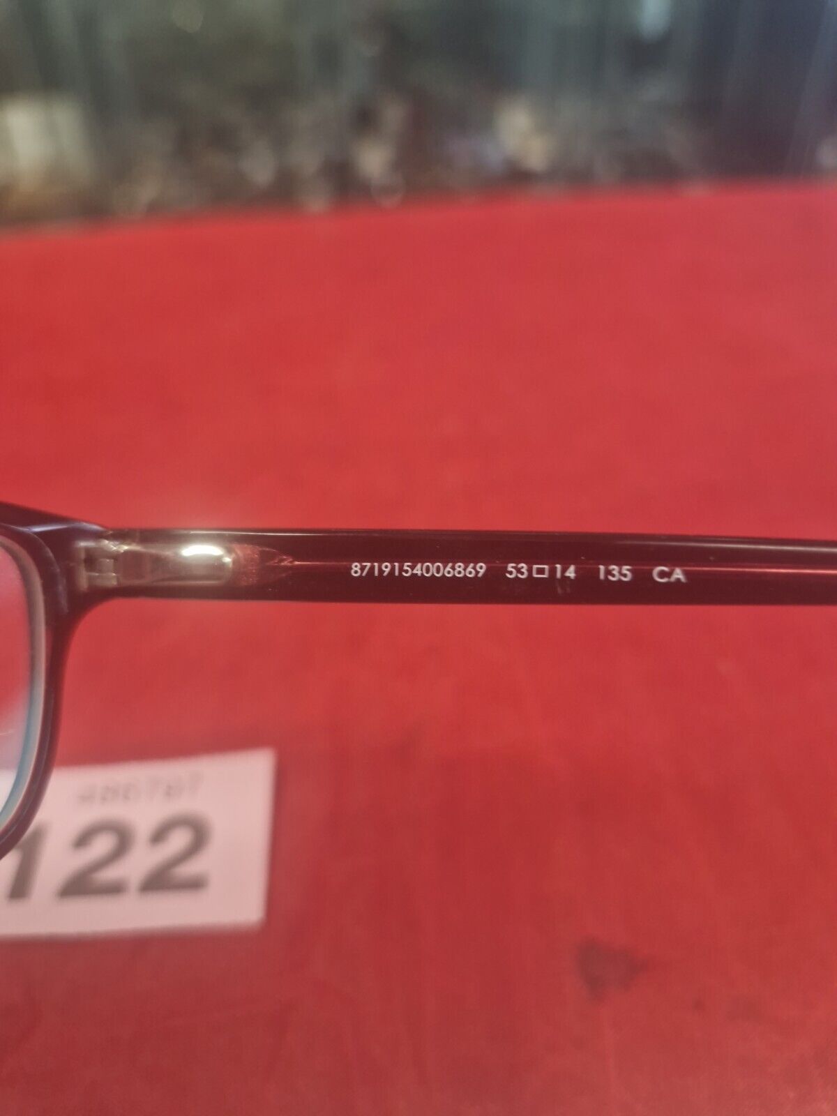 D by D DBCF19 Full Rim Black Used Eyeglasses Frames - Eyewear Frames Only