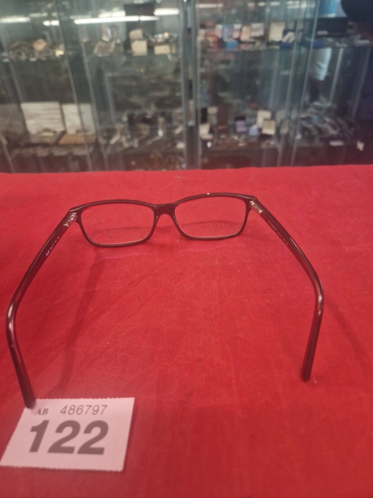 D by D DBCF19 Full Rim Black Used Eyeglasses Frames - Eyewear Frames Only