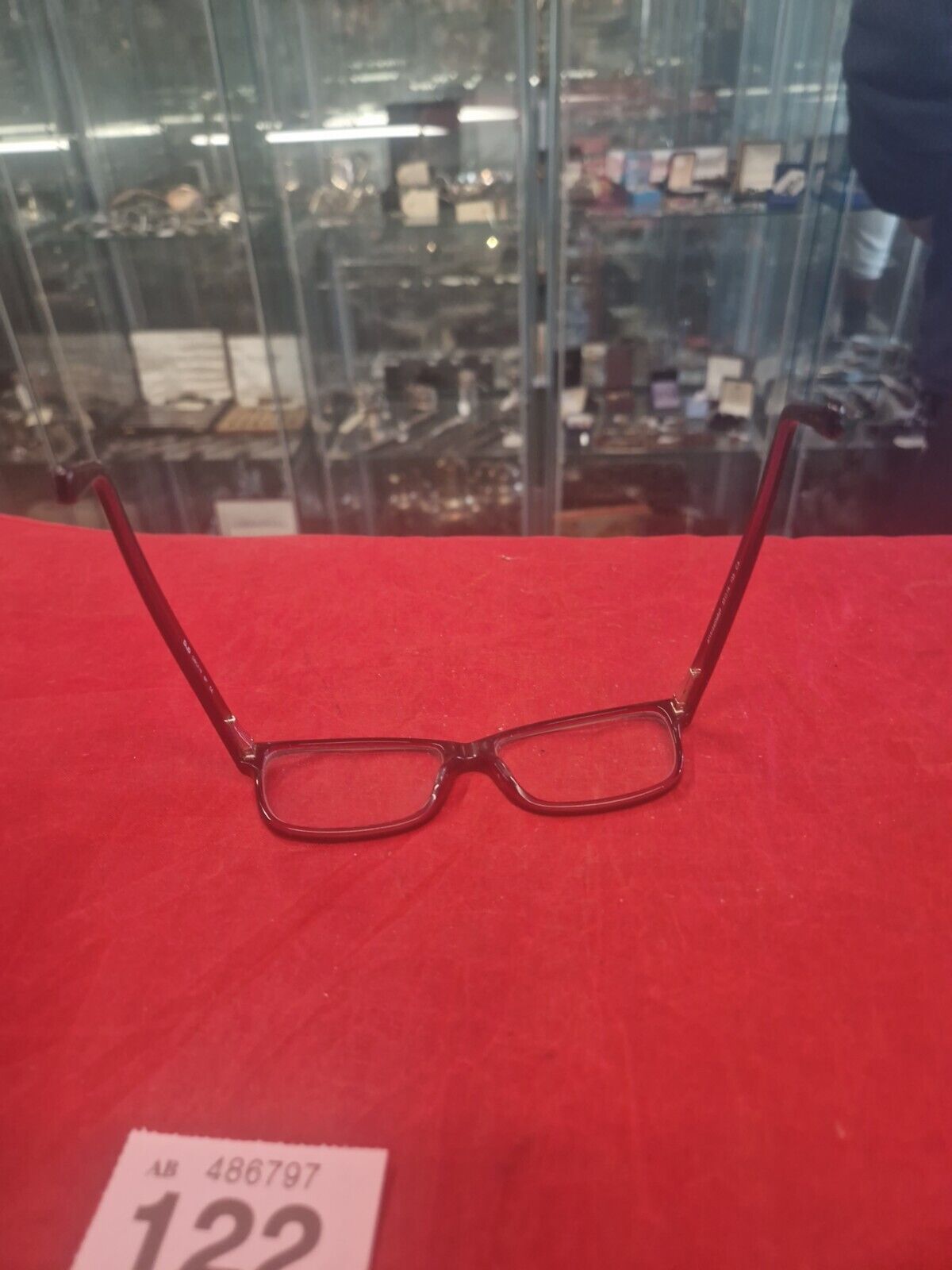 D by D DBCF19 Full Rim Black Used Eyeglasses Frames - Eyewear Frames Only