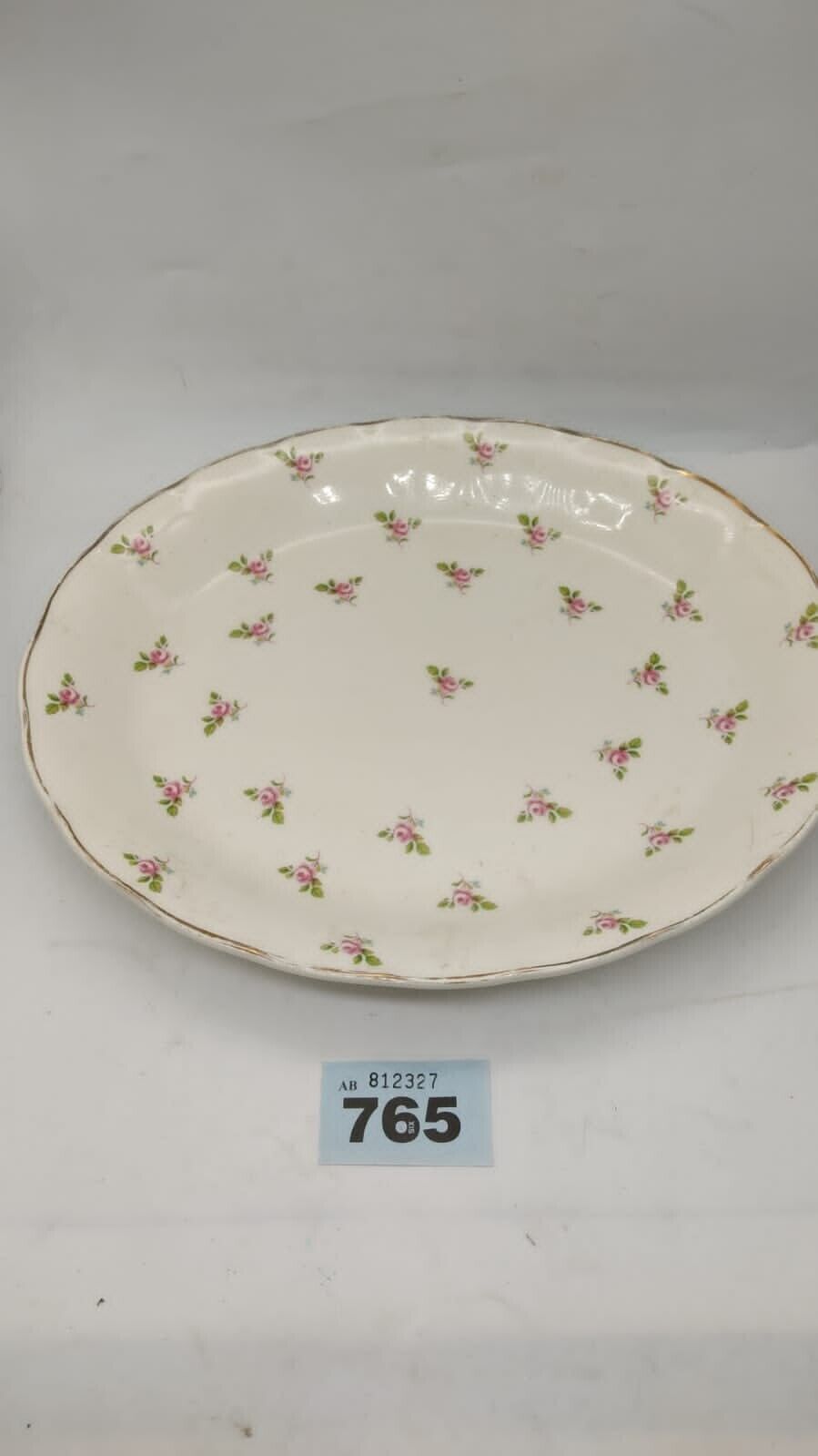 Grindley Medium Size Rose Design Serving Dish, Vintage