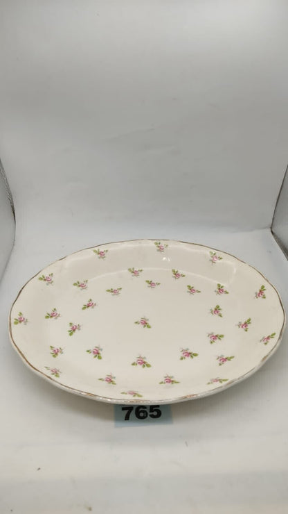 Grindley Medium Size Rose Design Serving Dish, Vintage