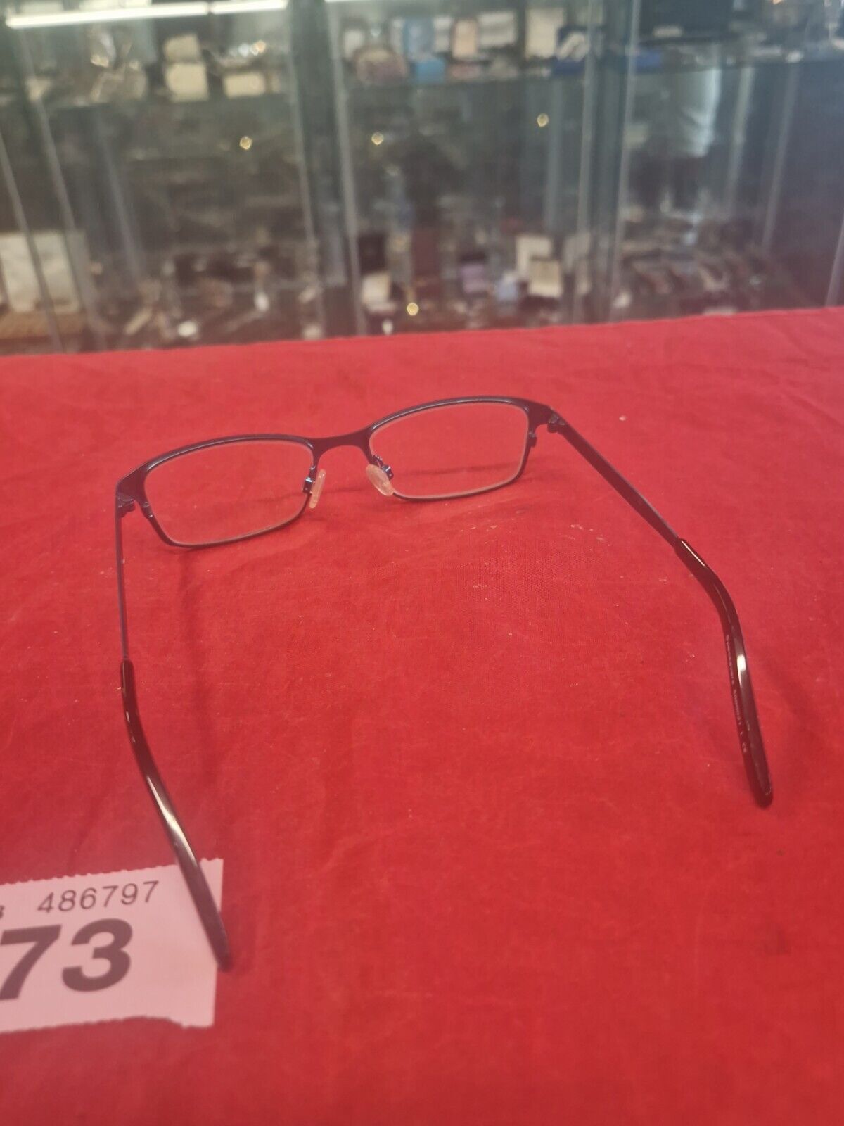 SPECSAVERS eyeglasses BLUE BLACK METAL SQUARE glasses frame MOD: THYME 30265103