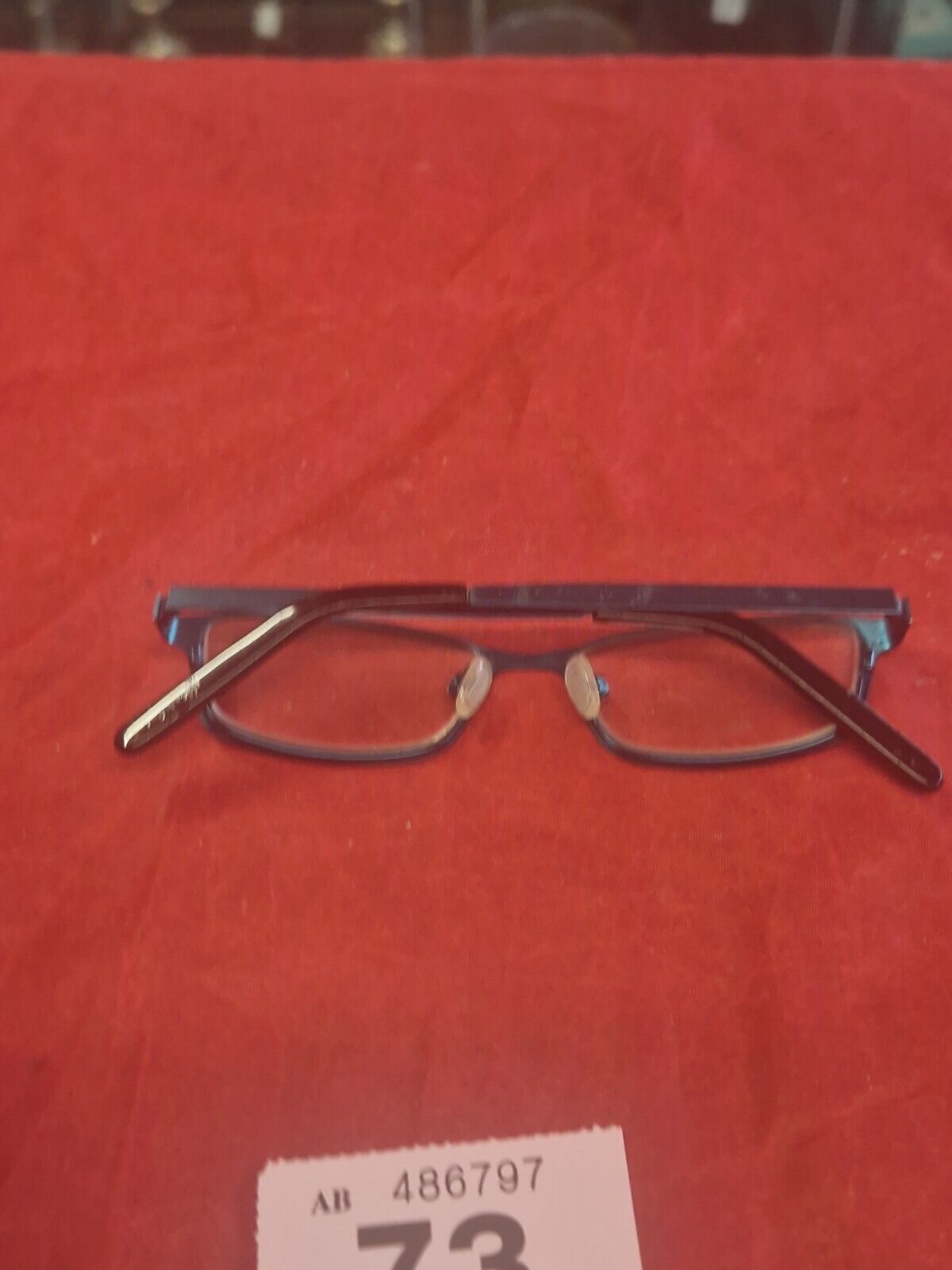 SPECSAVERS eyeglasses BLUE BLACK METAL SQUARE glasses frame MOD: THYME 30265103