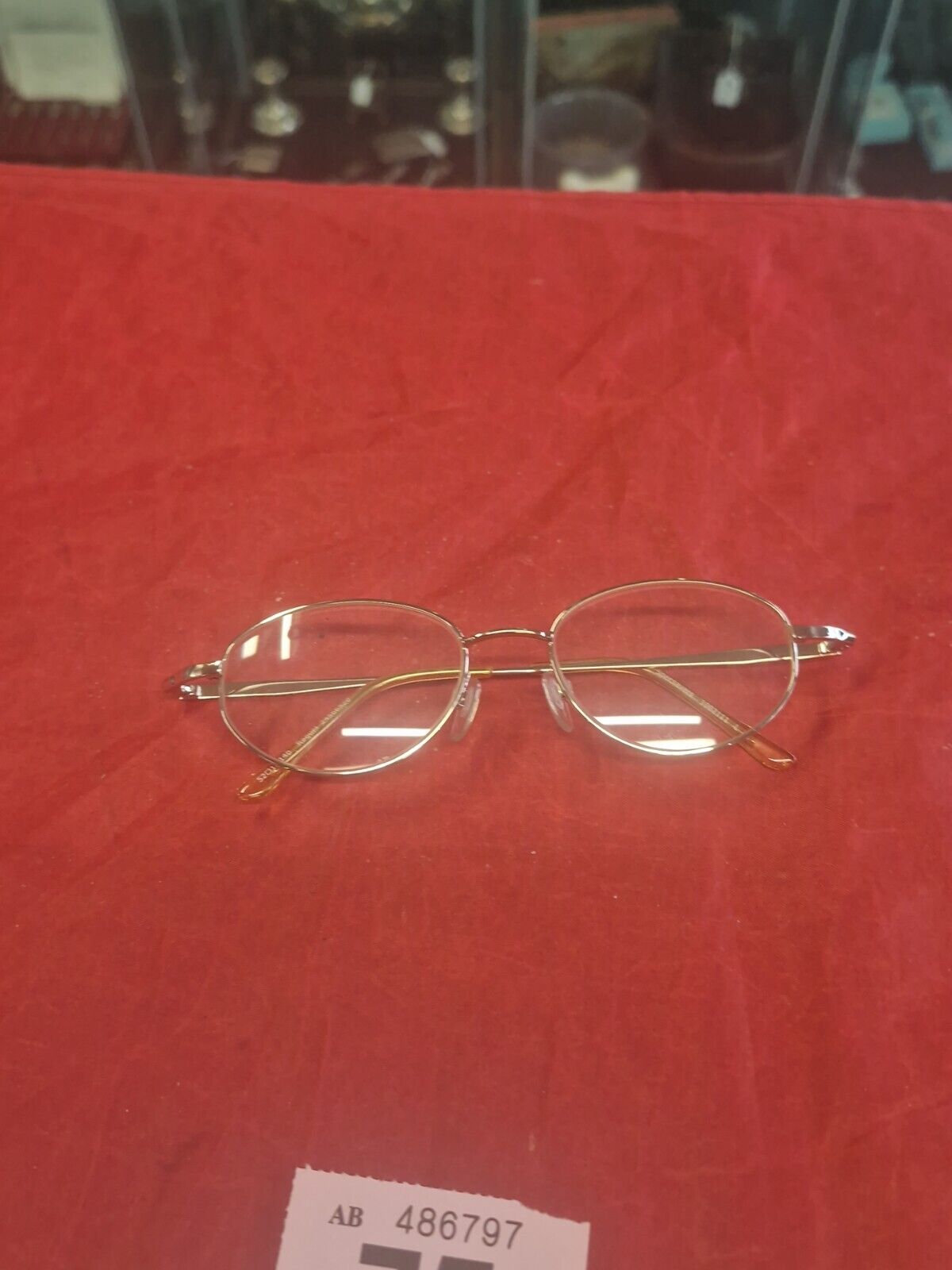 SPECSAVERS Eyeglasses GOLD Glasses Frame MOD: Raquel 24566520 Frames Only