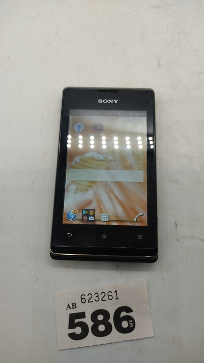 Sony Xperia E C1505 - 4GB - Black (Tesco Mobile) Smartphone Used. Device Only