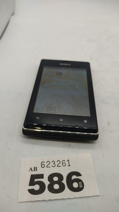 Sony Xperia E C1505 - 4GB - Black (Tesco Mobile) Smartphone Used. Device Only