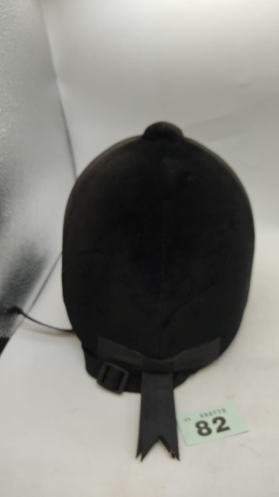 Tesco Equestrian Riding Helmet Hat Size 7 (57) Black Velvet Used