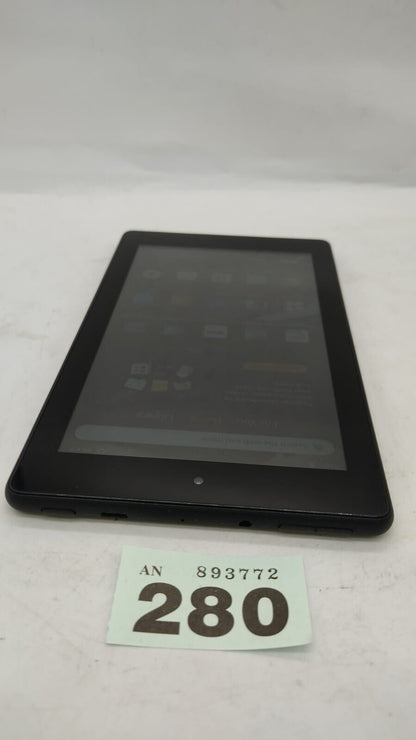 Amazon Kindle Fire 7 M8S26G Touchscreen Tablet EReader Black Device only -Tested