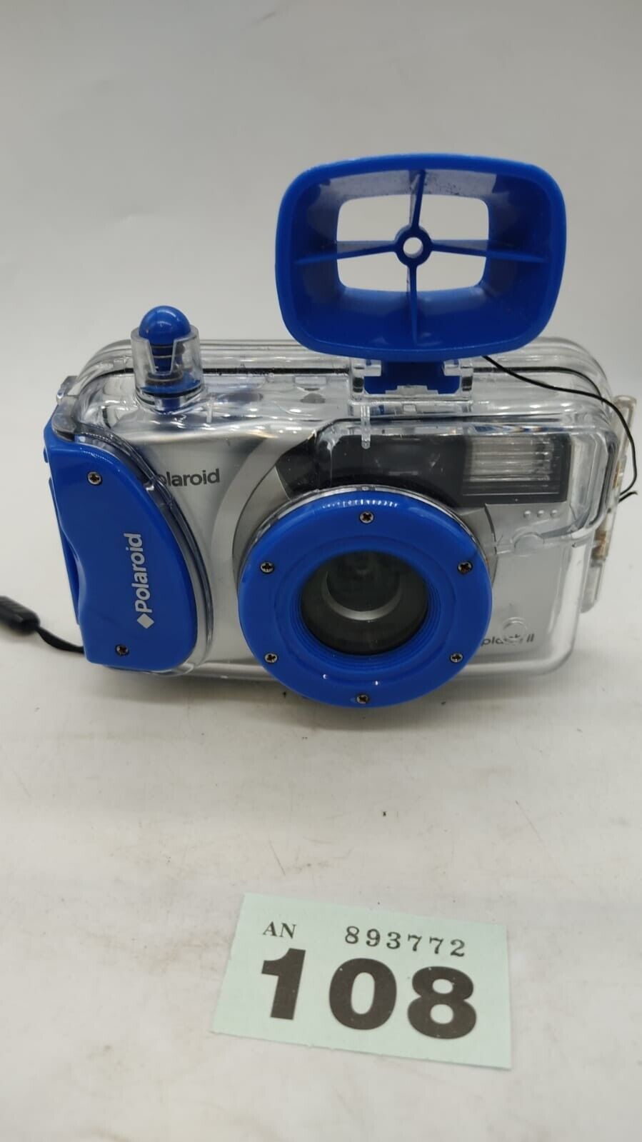 Polaroid Splash II 2-In-1 Land & Underwater 35MM Camera Waterproof Case, Vintage