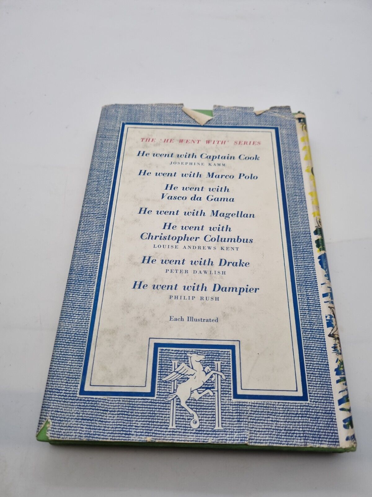 RARE "HE WENT WITH" CAPTAIN COOK KAMM, Josephine Hardback Vintage 1960