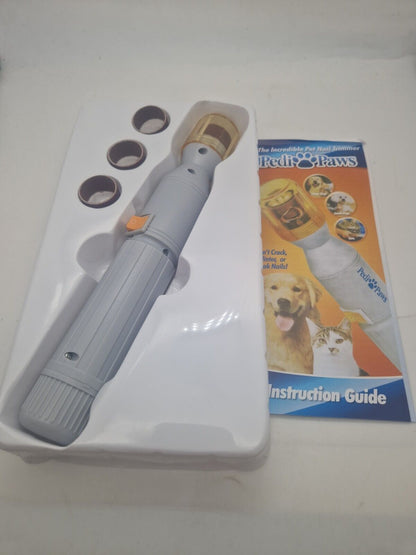 Pedi Paws Incredible Pet Nail Trimmer Battery Powered Fast Easy Gentle All Pets