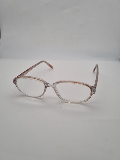 Vintage Venus 50 x 15 Allegro Frame Brown 01 Eyeglasses Frame Round