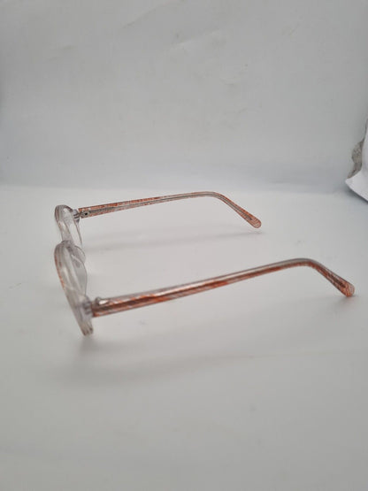 Vintage Venus 50 x 15 Allegro Frame Brown 01 Eyeglasses Frame Round