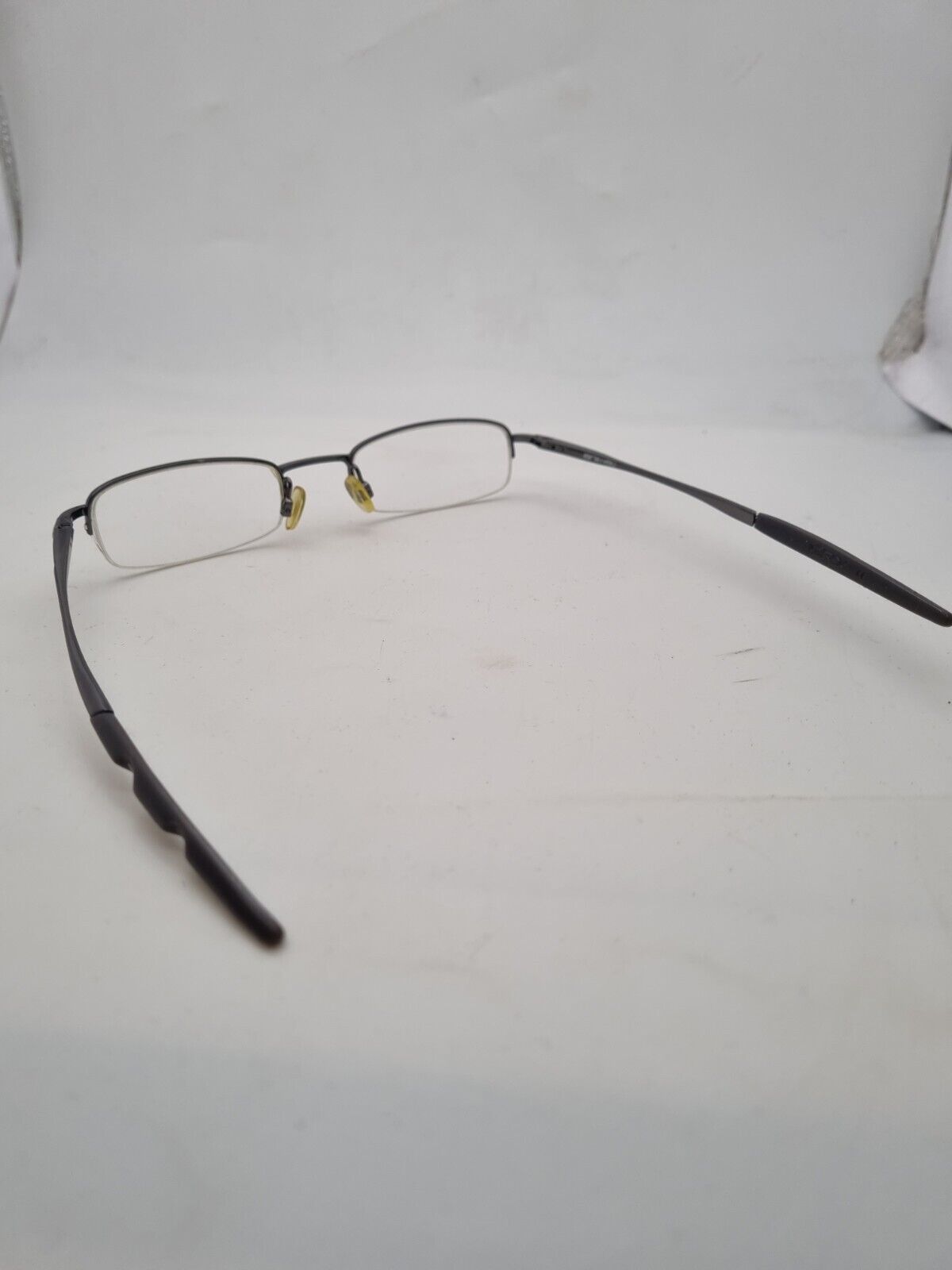 Animal ANI017 Glasses Frames Black Half Rim Eyeglasses Spectacles Frame Only