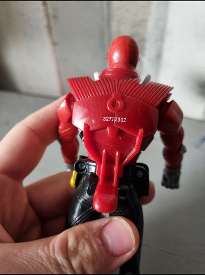 RARE 2011 Power Rangers Samurai Red Fire Ranger Morphin w/ Spin Action Spins