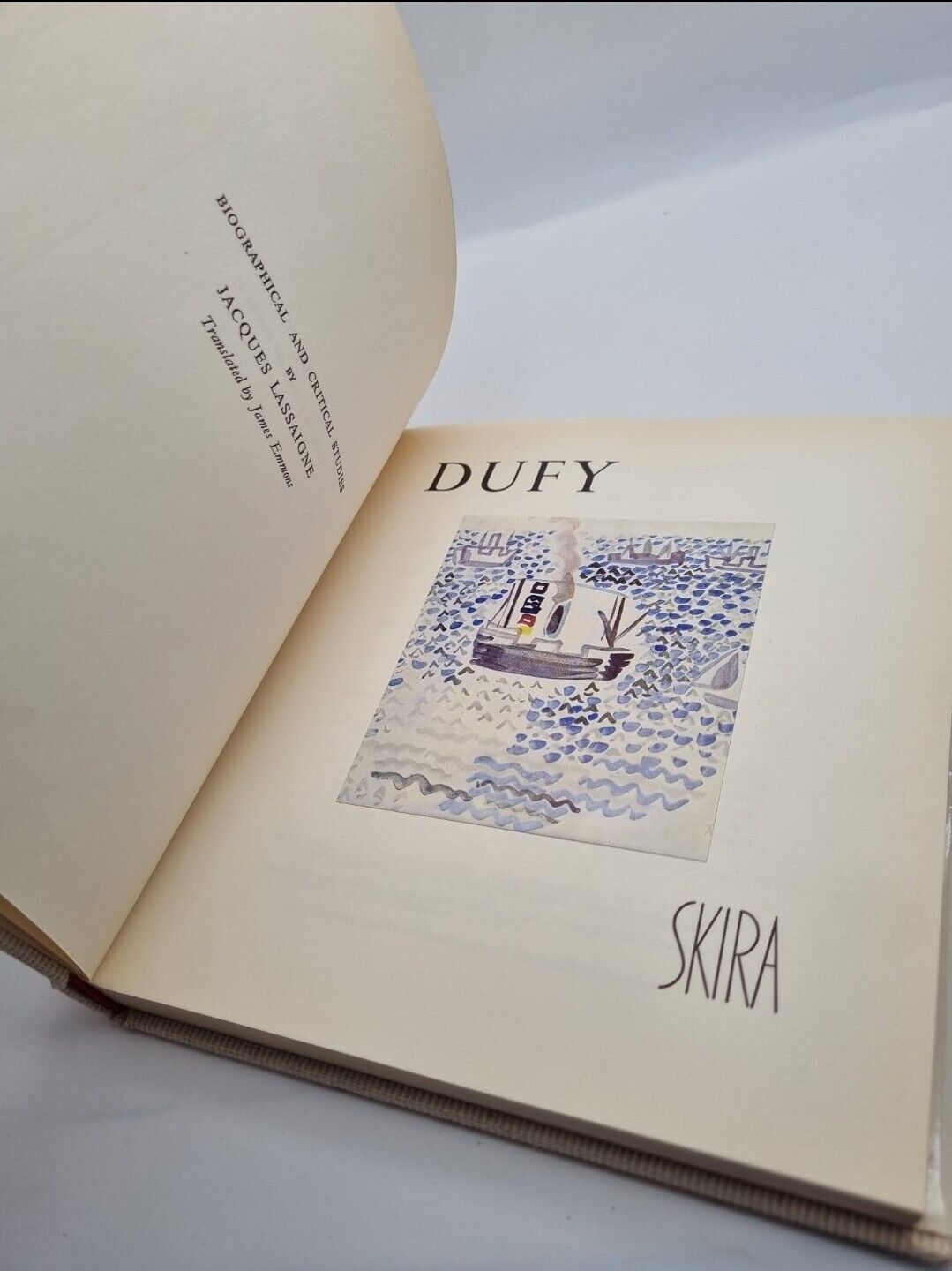 RARE Vintage The Taste of Our Time: Dufy - Art book - Albert Skira Used Good