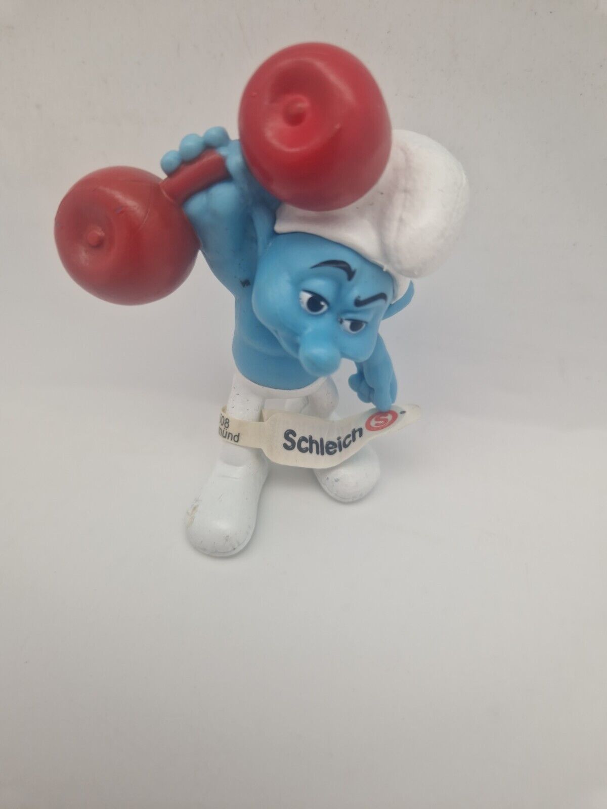 RARE The Smurfs Schleich Peyo Hefty Smurf 2011 PVC McDonald's Figurine Toy