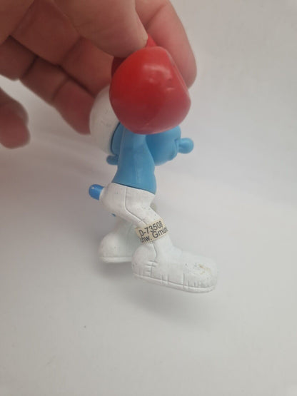 RARE The Smurfs Schleich Peyo Hefty Smurf 2011 PVC McDonald's Figurine Toy