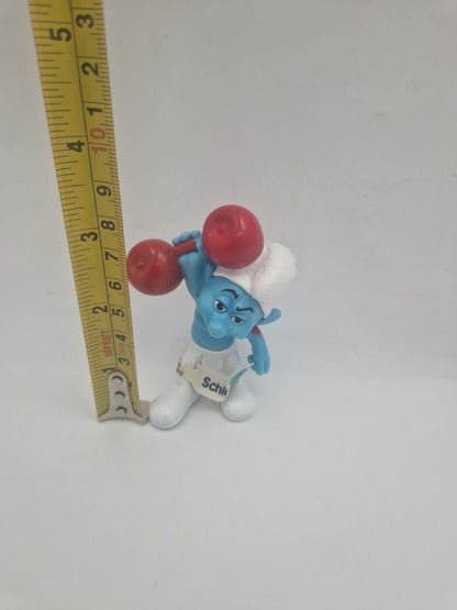 RARE The Smurfs Schleich Peyo Hefty Smurf 2011 PVC McDonald's Figurine Toy